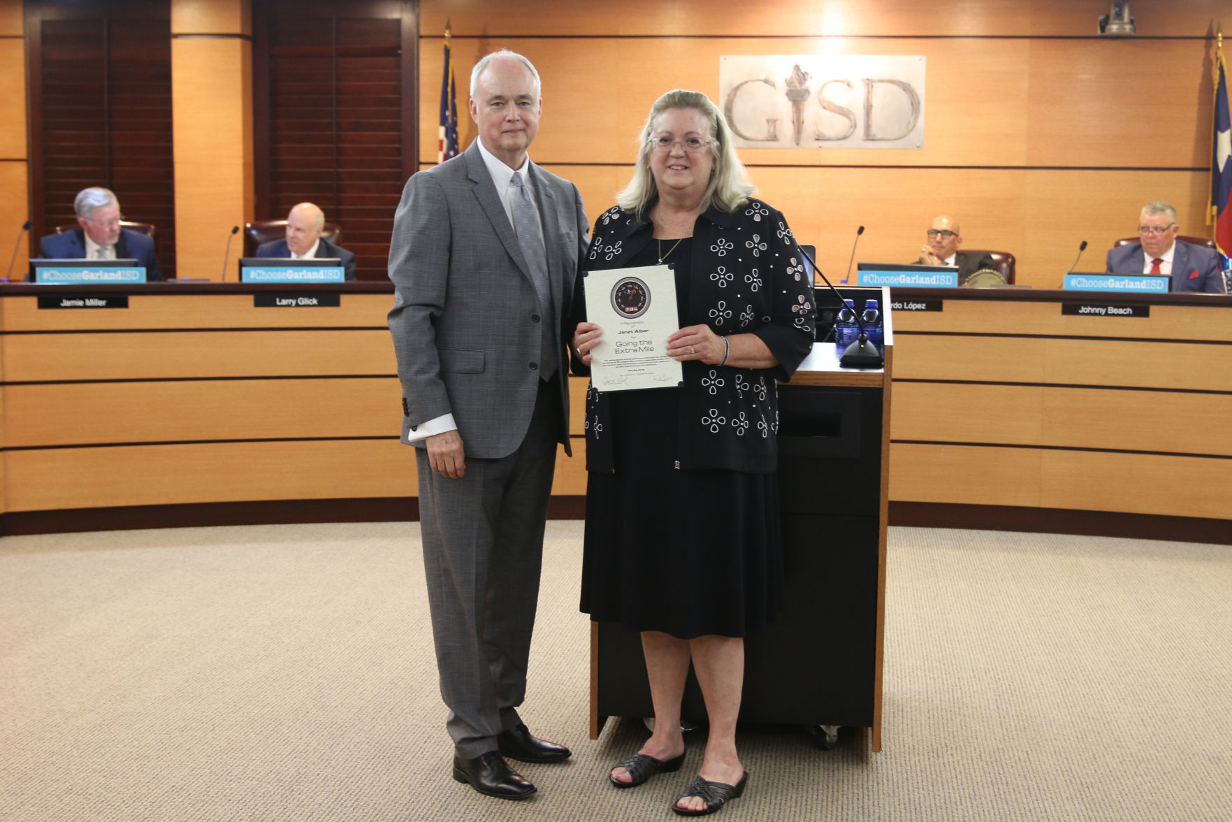 Garland ISD recognizes cafeteria manager, AVID teacher